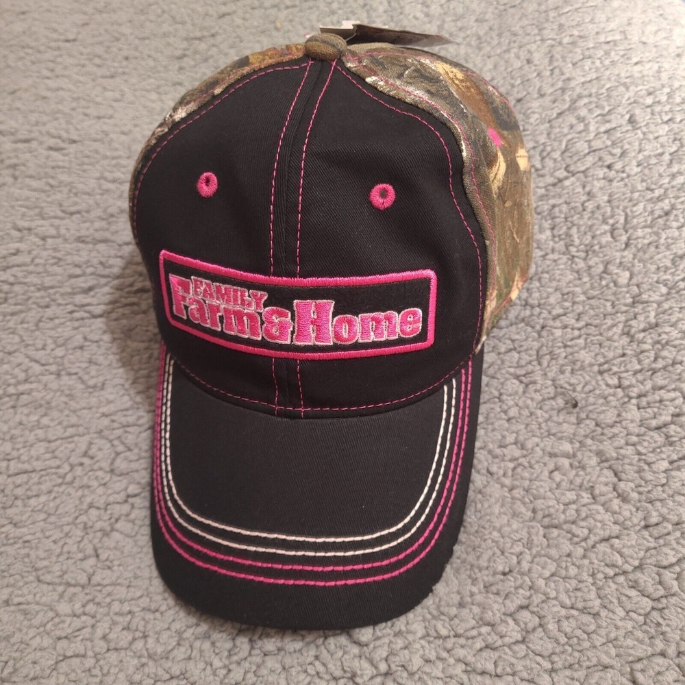 Farmily‎ Farm & Home Realtree Hat Cap Womens Adjustable Strap Camo Outdoor Cap